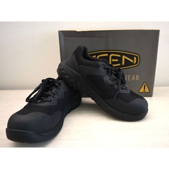 KEEN Utility 1028301W Women's Sz 10W Black Tempe Comp Toe Work Shoes - Picture 2 of 12